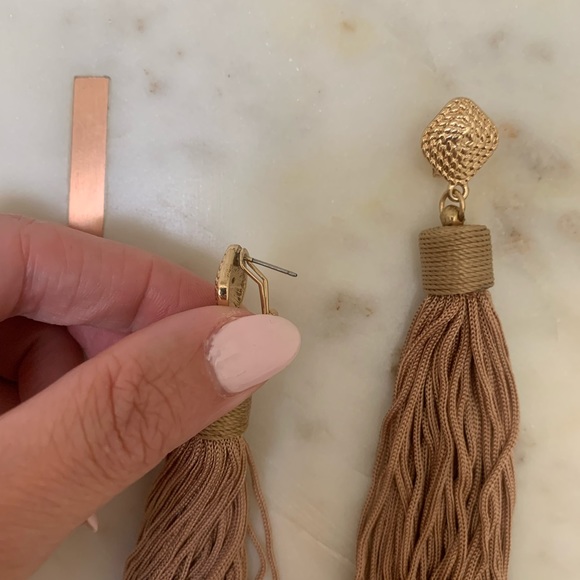 2 for 1 fringe drop earrings and gold bangle! - Picture 6 of 6